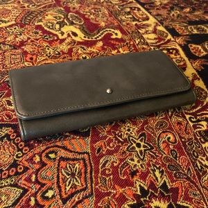 Large gray wallet
